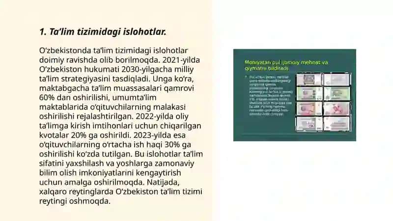 Ta'lim tizimidagi islohotlar 3