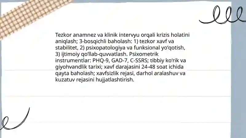 Krizis holatida bemorga maslahat berish 3