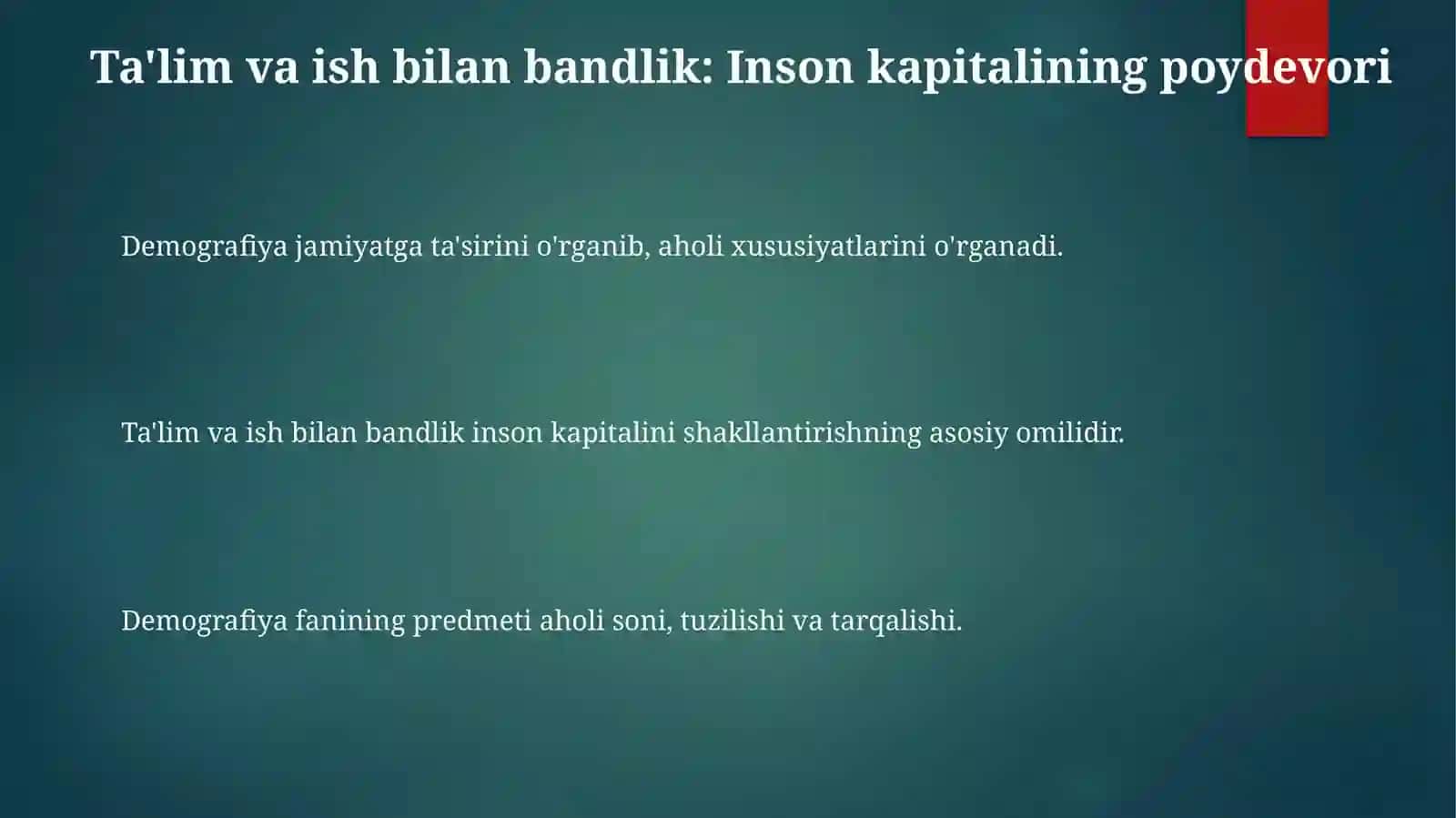 Demografiya tadqiqotlari 3