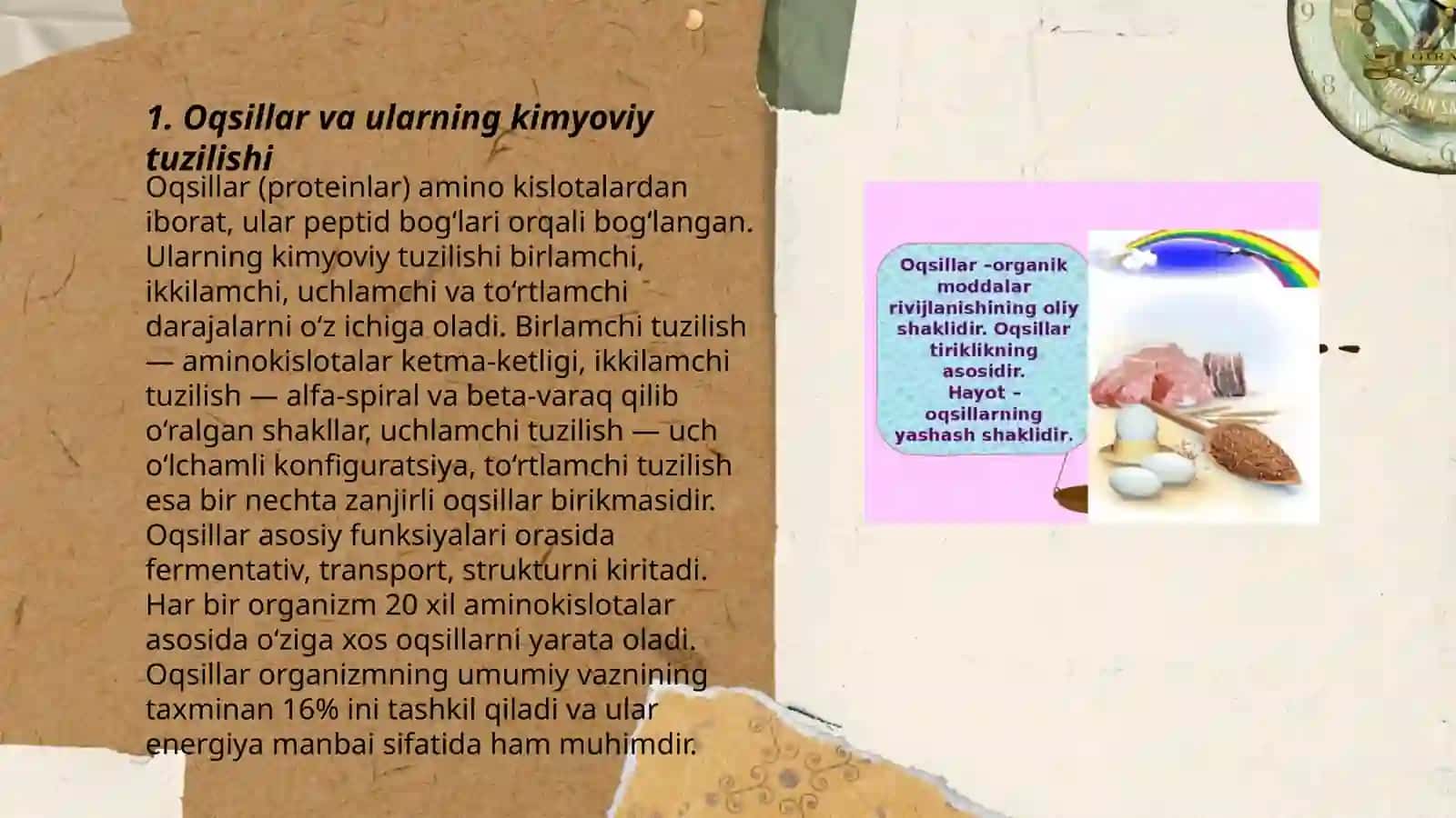 Oqsillar va ularning kimyoviy tuzilishi 3