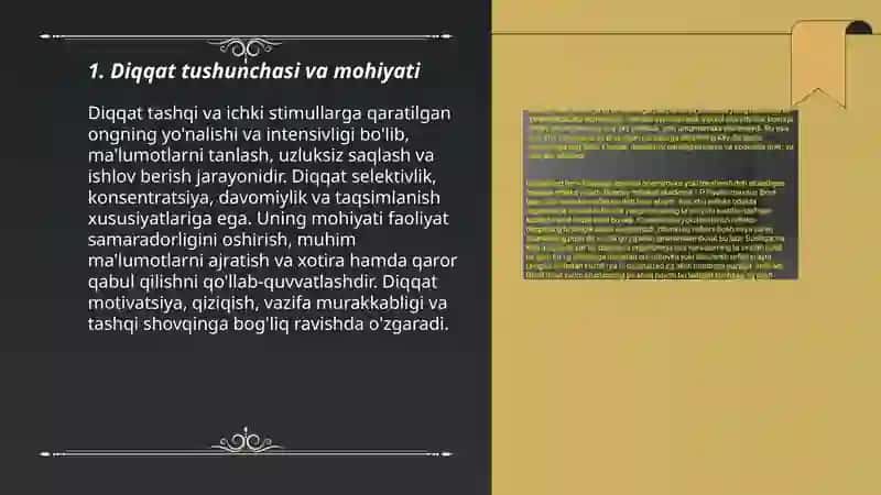 Diqqat tushunchasi va mohiyati 3