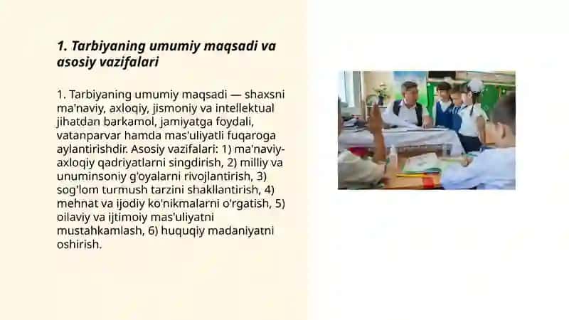 Tarbiyaning maqsad va vazifalari 3