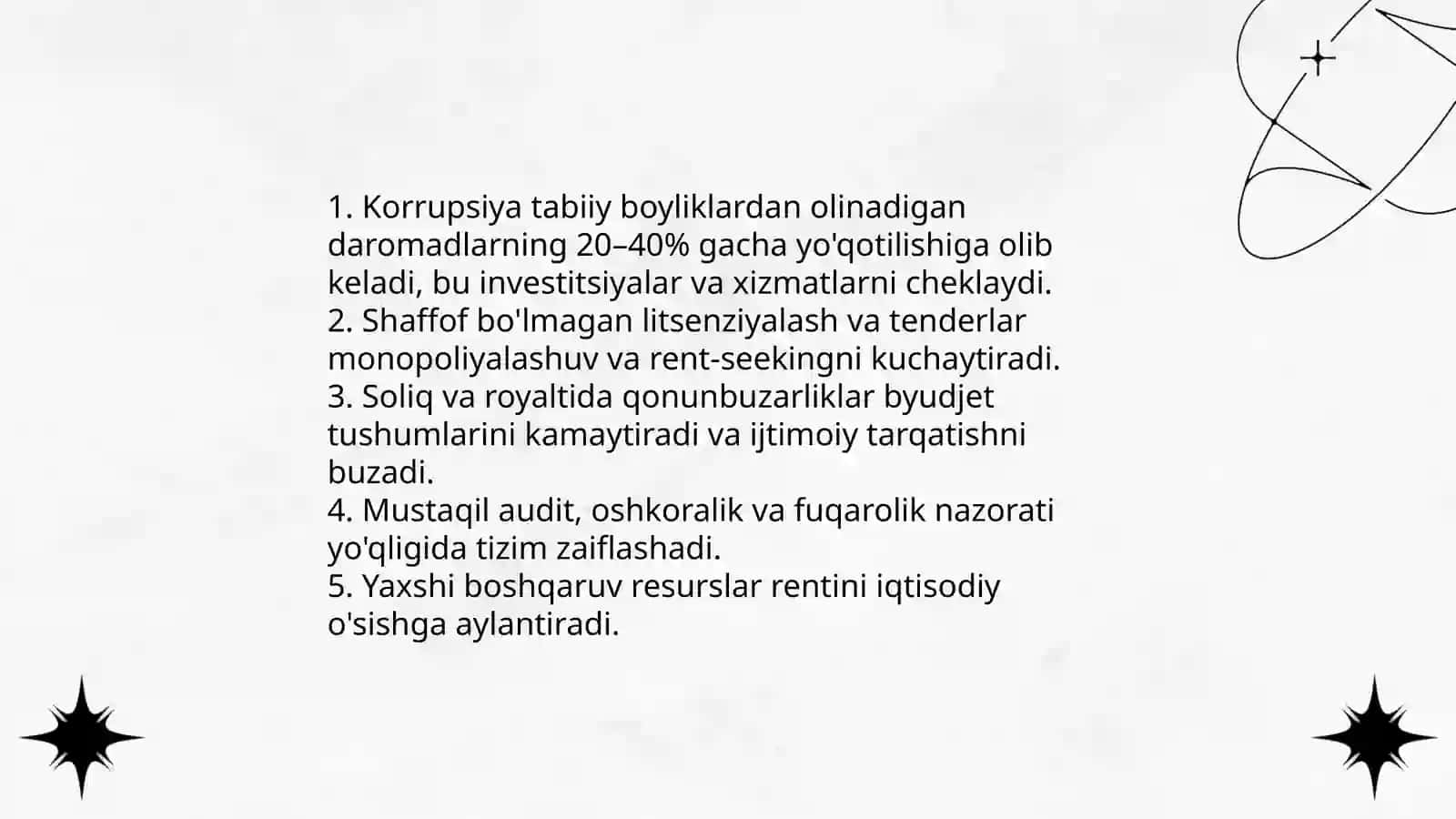 Tabiiy boyliklar: nega bazilar qashoq o'lkaga botmoqda 3