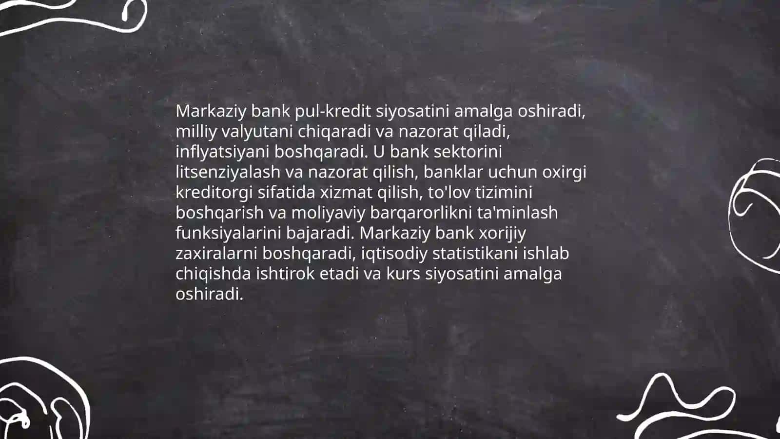 Moliya tizimining bo'g'inlari 3