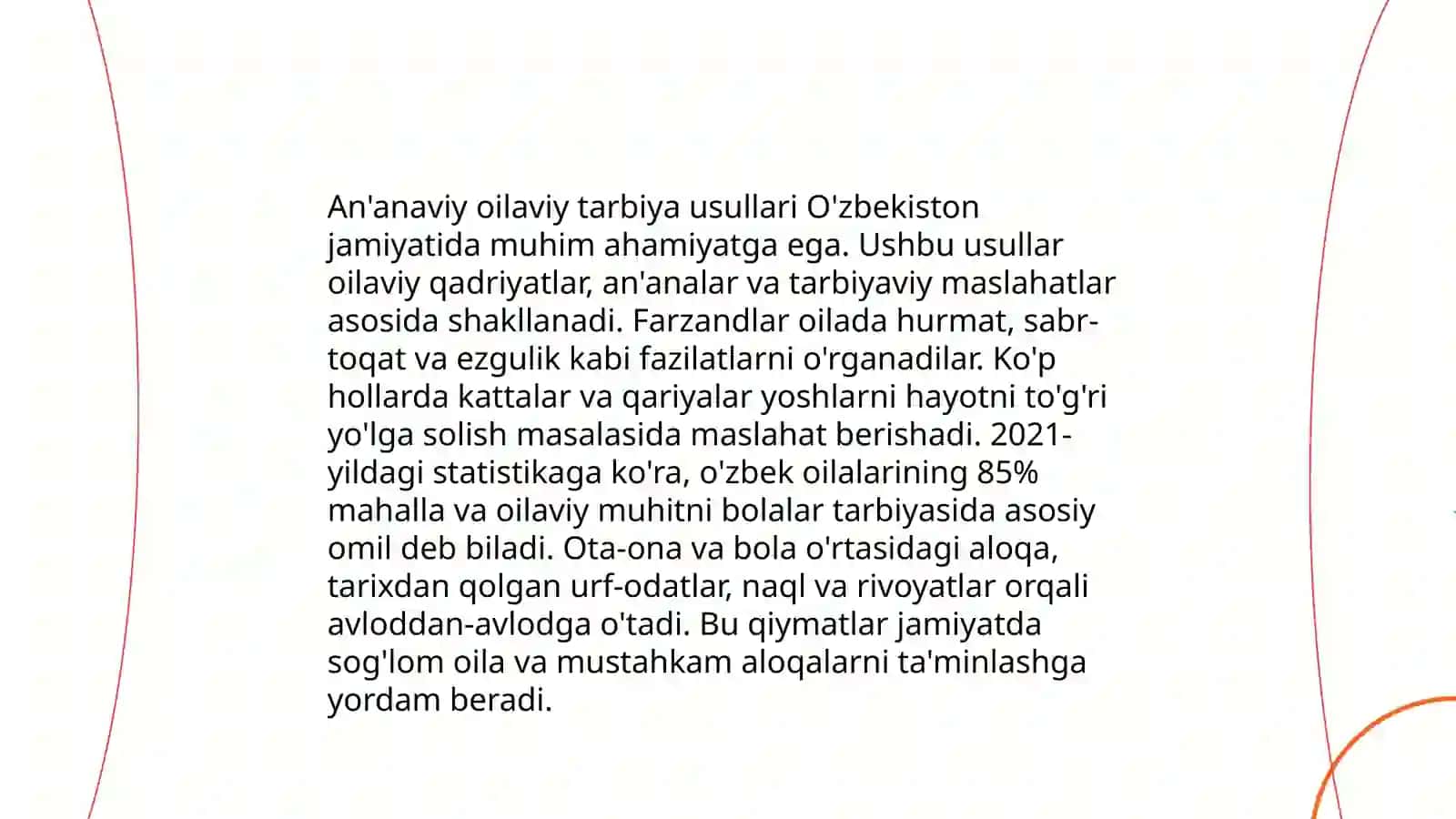 An'anaviy Oilaviy Tarbiya Usullari 3