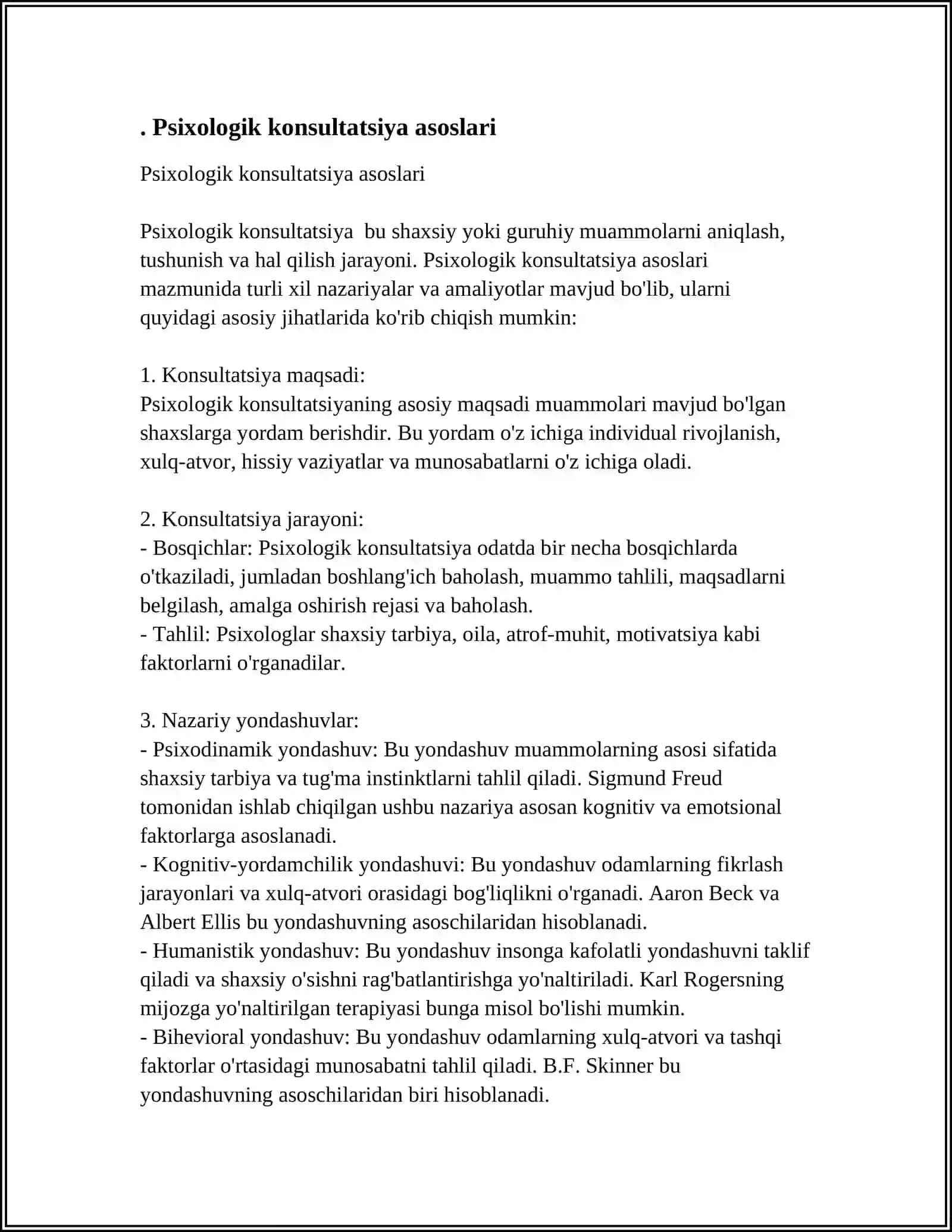 Psixologik konsultatsiya asoslari 3