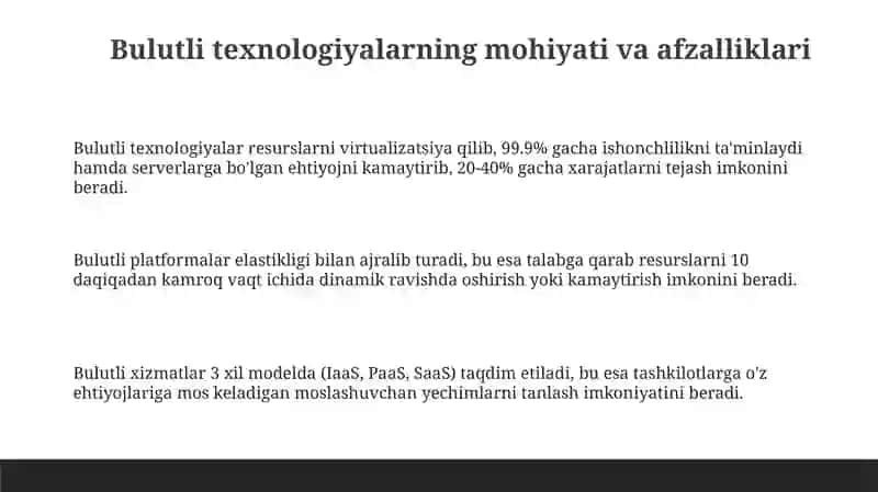 Bulutli texnologiyalar 3