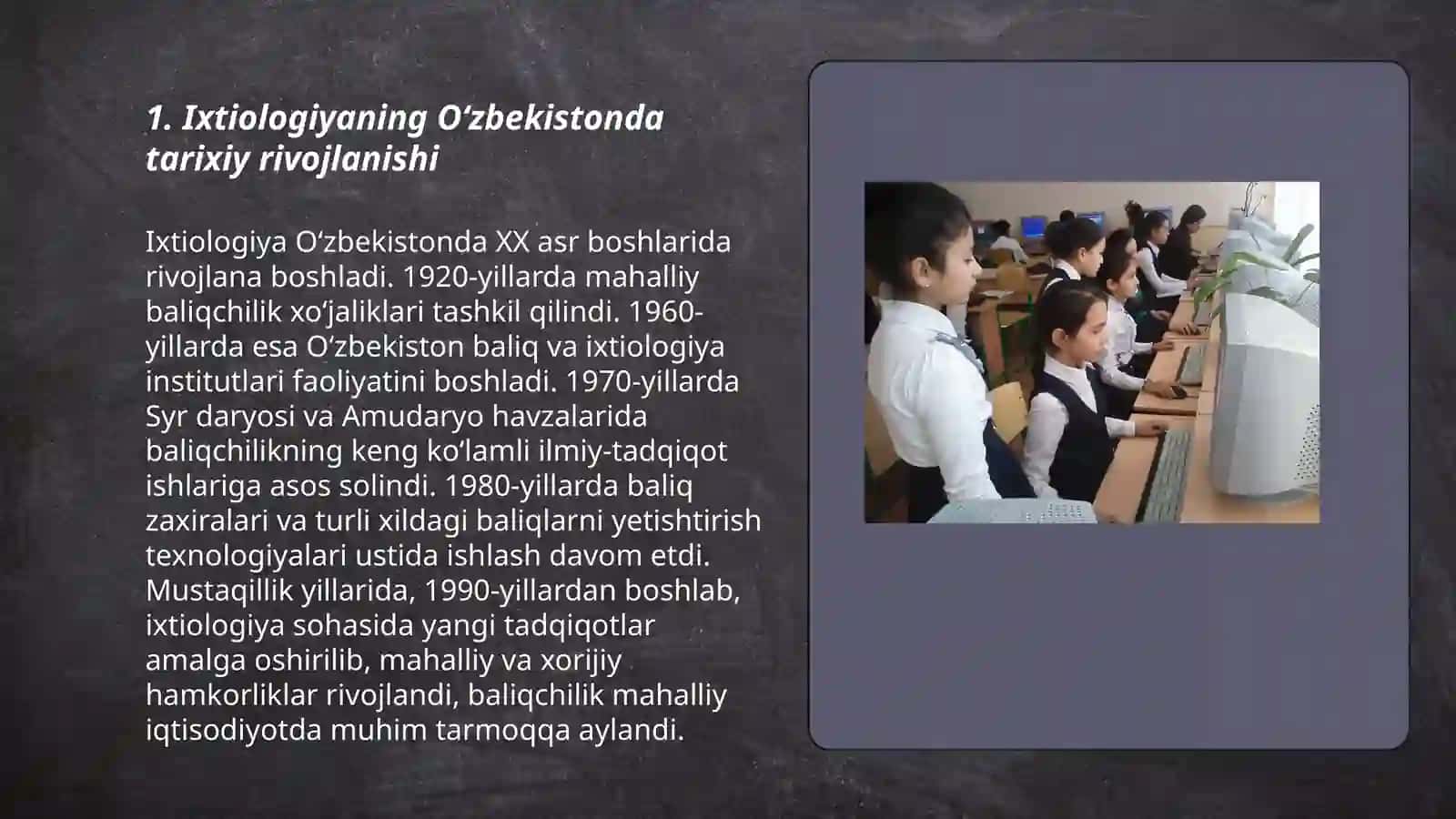 Ixtiologiya fanining O‘zbekistonda rivojlanishi 3