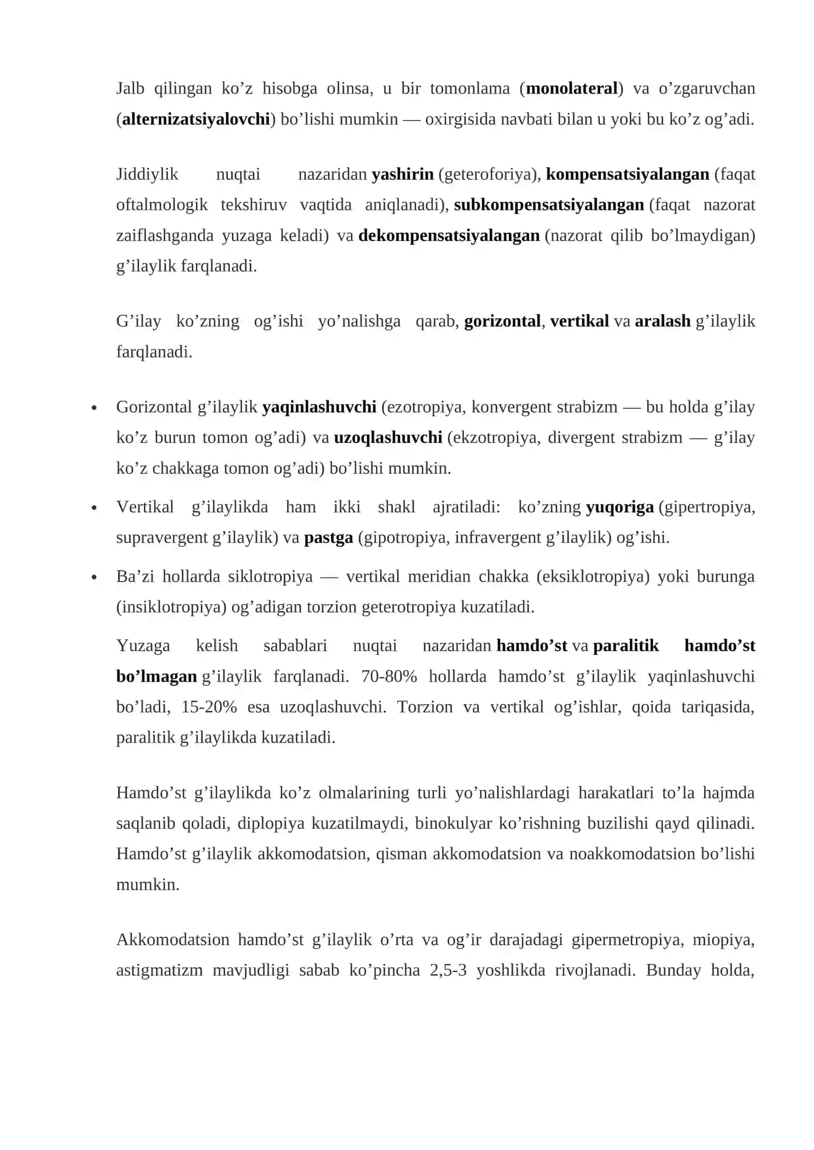 G'ilaylik - sabablari, alomatlari, tasnifi, tashxislash, davolash, oldini olish 3