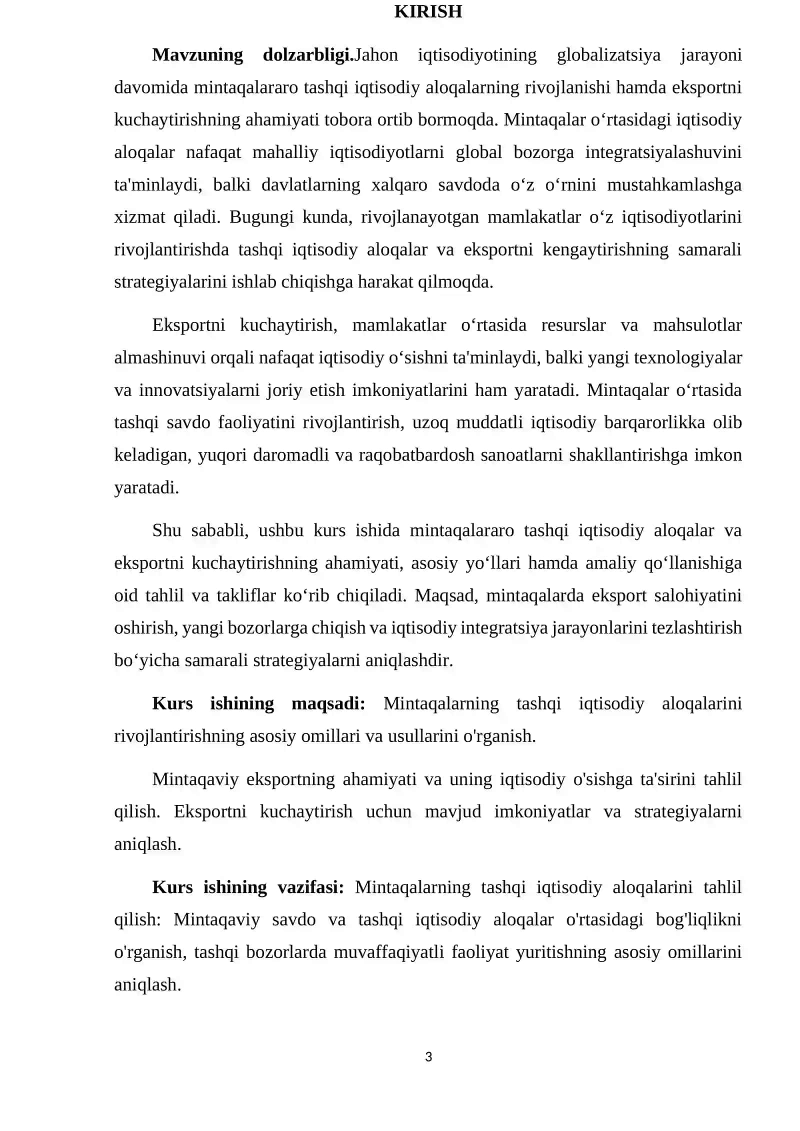 MINTAQAVIY IQTISODIYOT 3