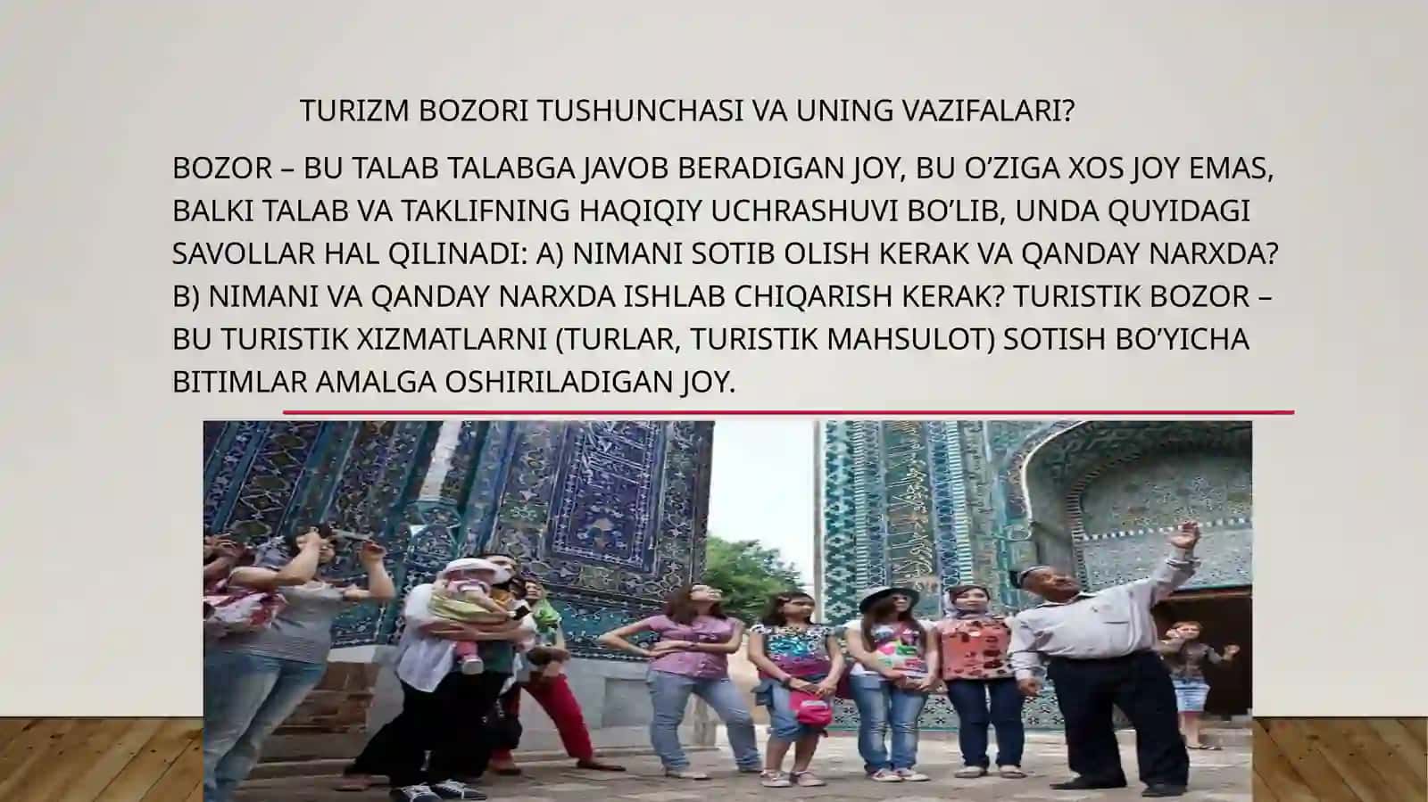 Turistik xizmatlar bozori 3