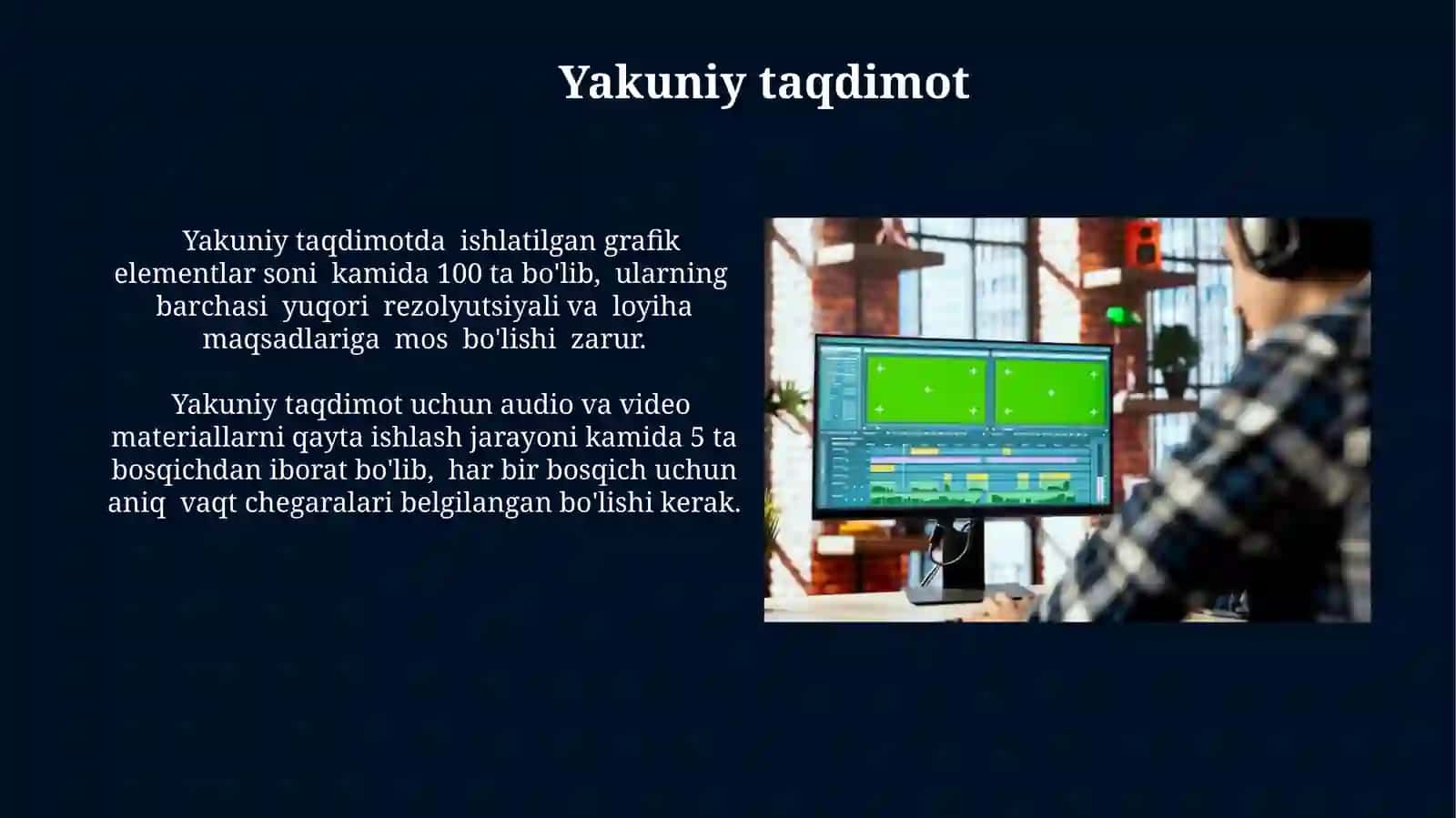 Animatsion lavhalar yaratish 3