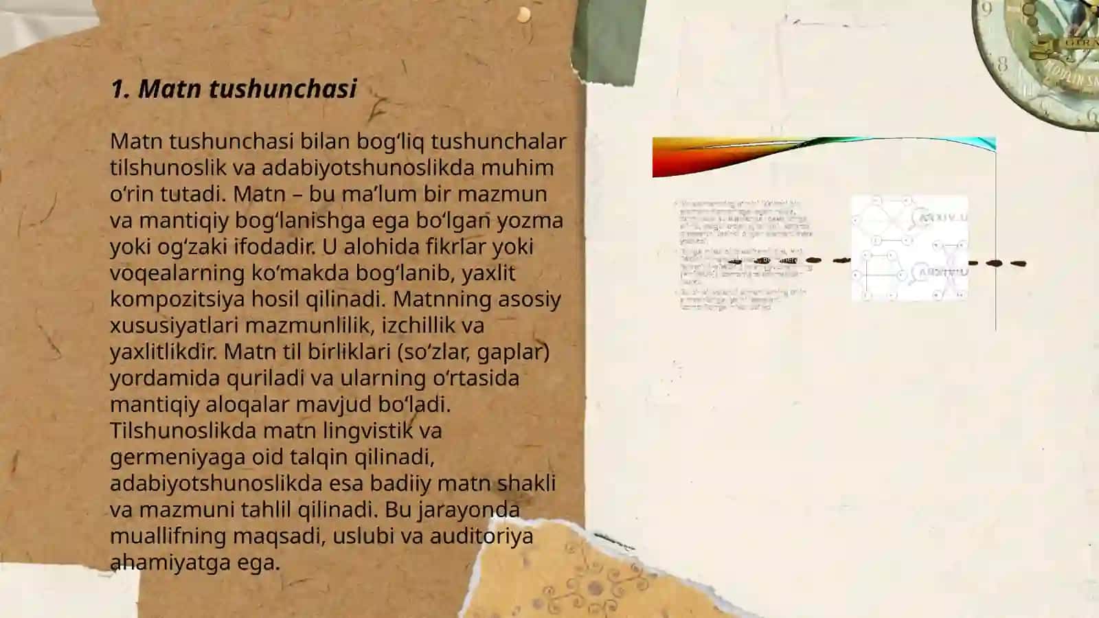 Matn.Matn va uning turlari 3