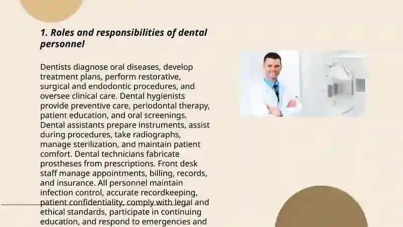 Dental personnel 3
