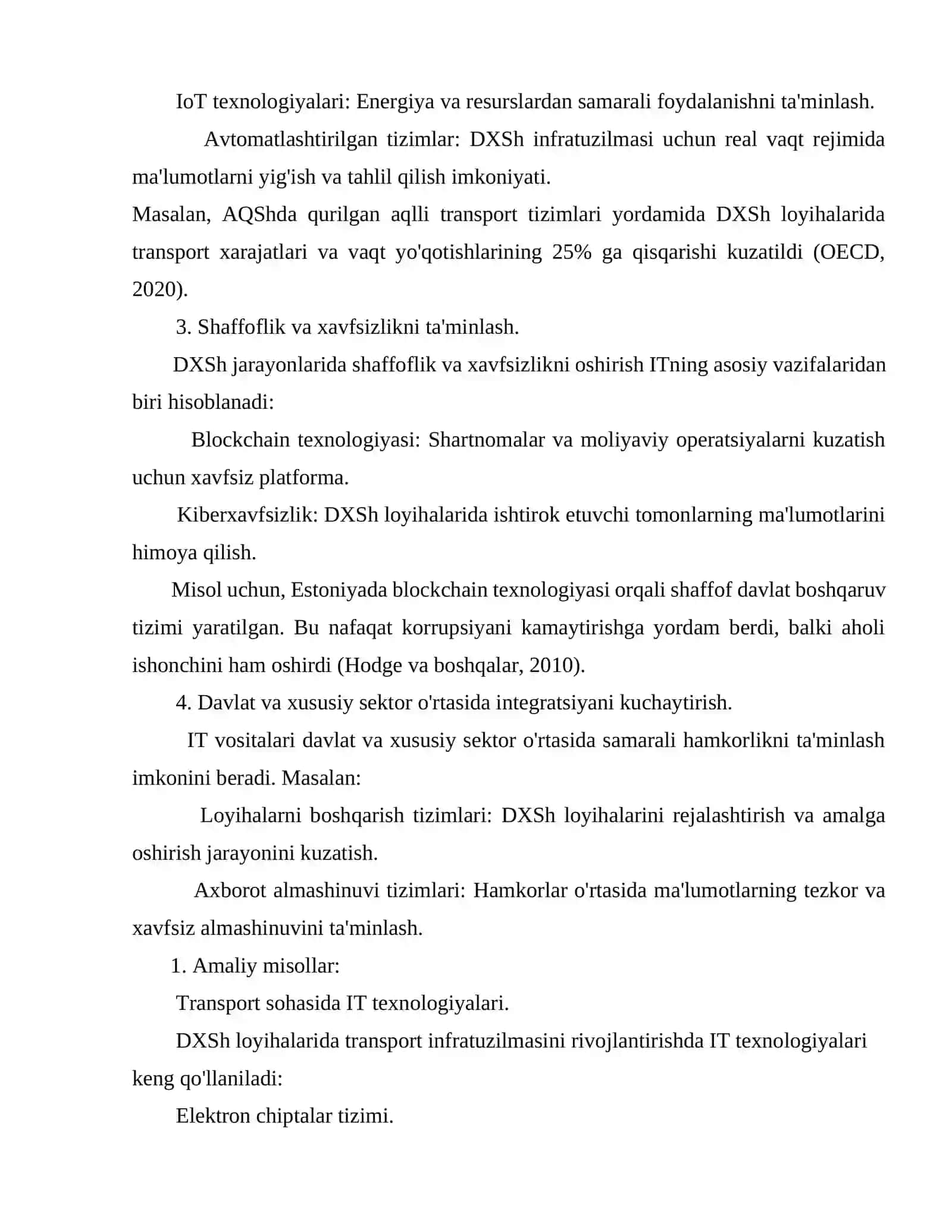 Davlat-xusuiy sherikchilik loyihalari samaradorligida ITning o‘rni 3