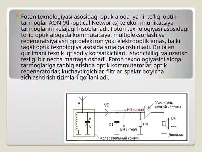 Yuqori chastotali signallarni uzatish usullari 3