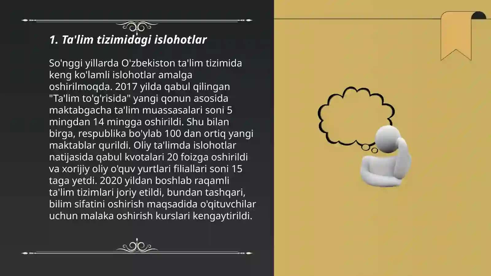 Ta'lim tizimidagi islohotlar 3