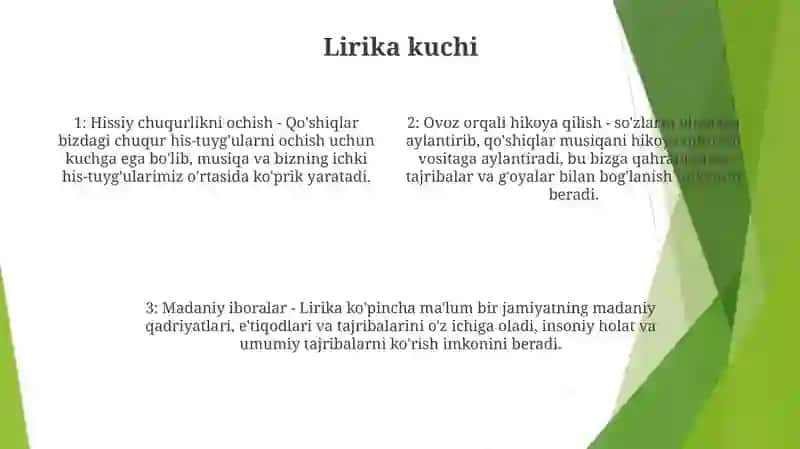Mening Hayotimda Musiqa Va Qo'Shiq 3