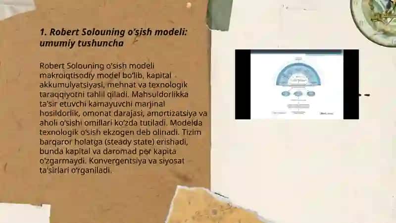 Robert Solouning oʻsish modeli 3
