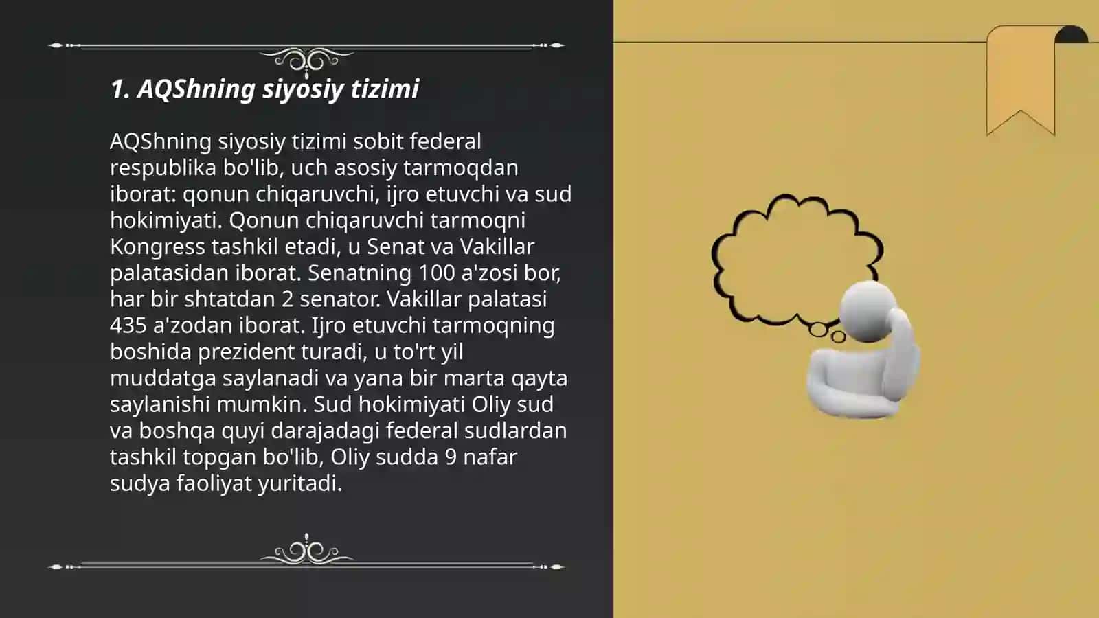 AQShning siyosiy tizimi 3