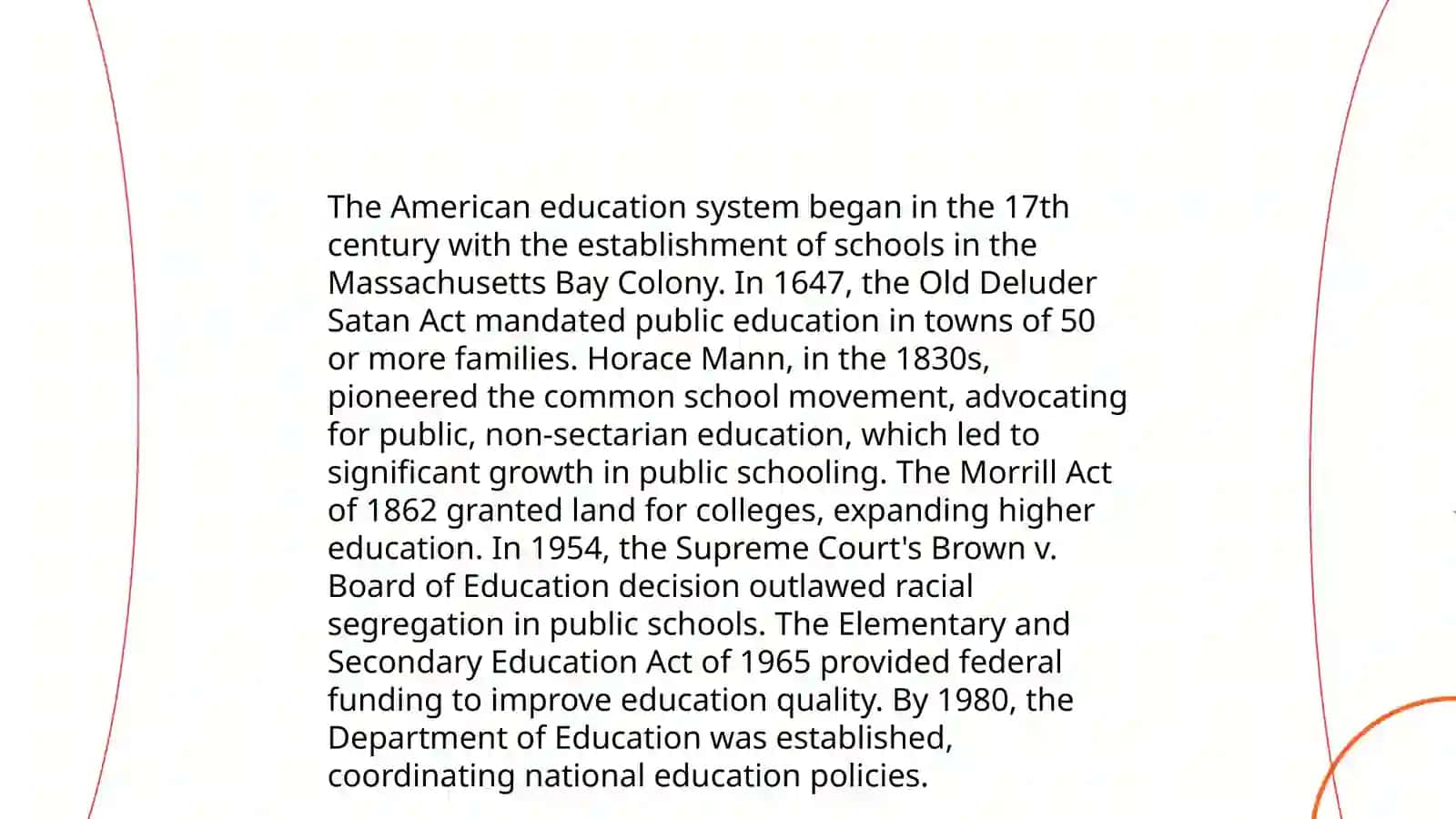 American education 3