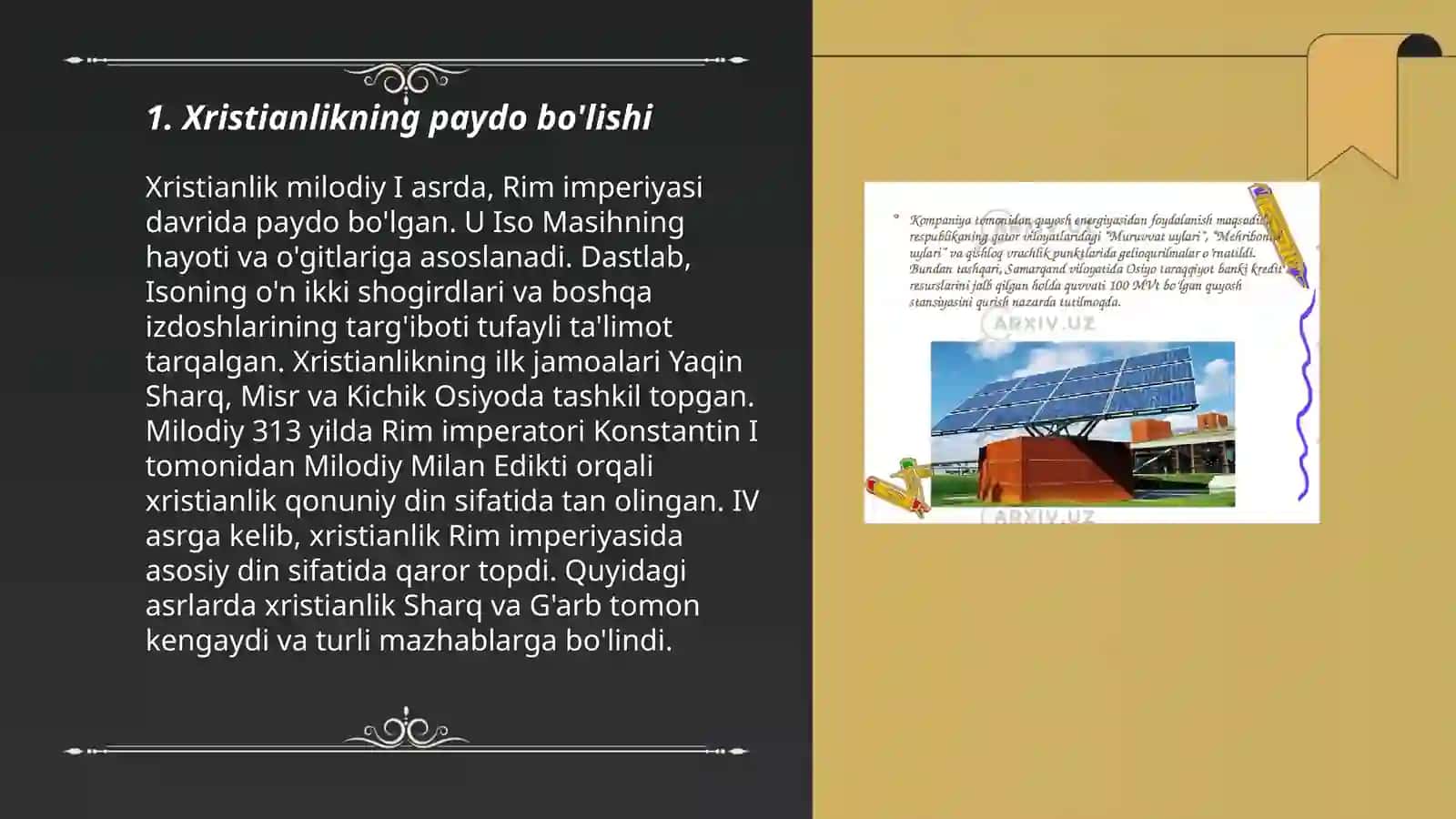 Xristianlikning paydo bo'lishi 3