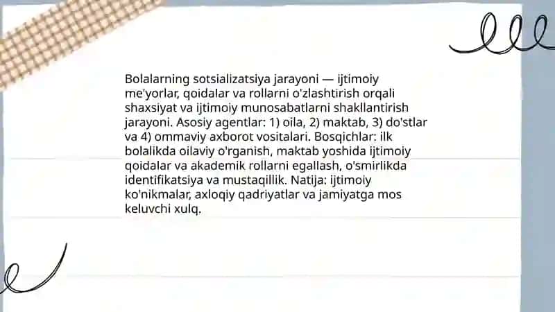 Bolani sotsimda rivojlanishi 3