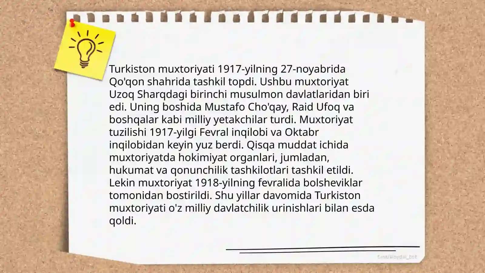 Turkiston muhtoriyati va jadidlar 3