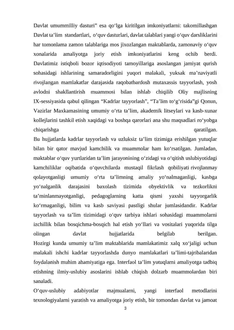 BOSHLANG‘ICH SINFLARDA MATEMATIKA O‘QITISHDA KOMPETENSIYAVIY YONDASHUV 3