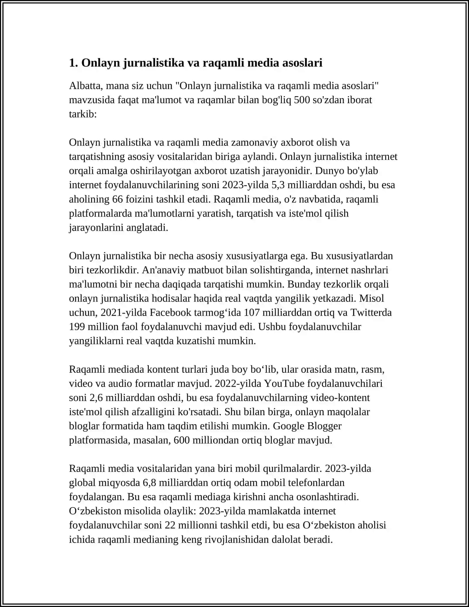 ONLAYN JURNISTIKADA SAYTLAR VA ULARNI BAHOLASH 3