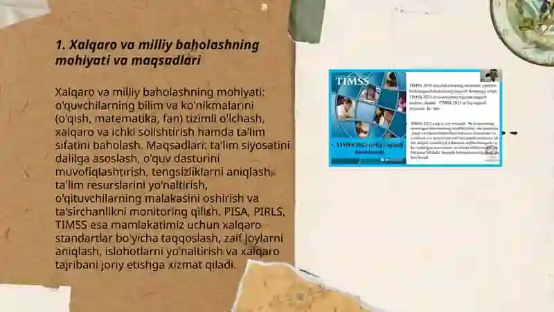 Xalqaro va milliy baholash mohiyati va mezonlari 3