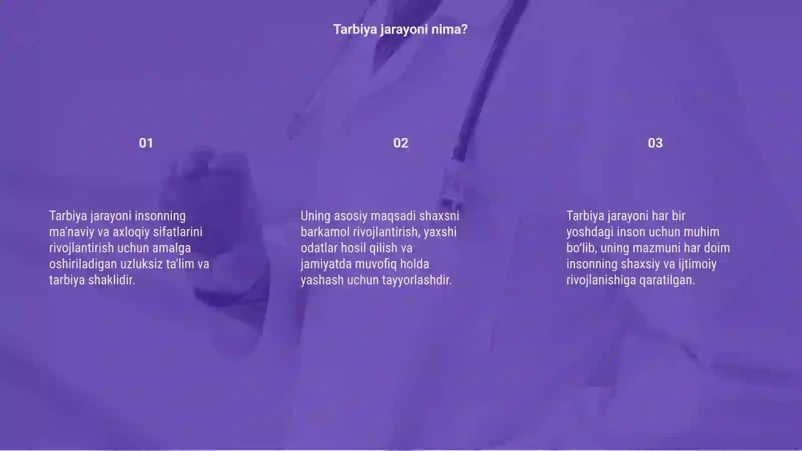 Tarbiya jarayoni moxiyati va mazmuni 3