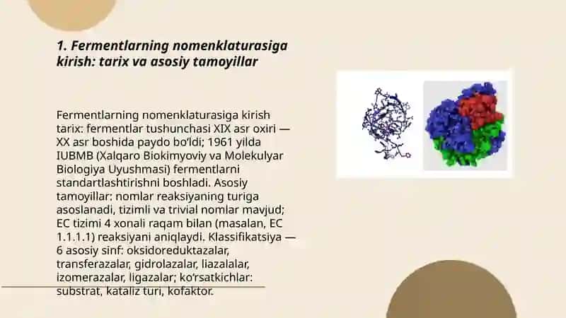 Fermentlarning nomenklaturasi 3