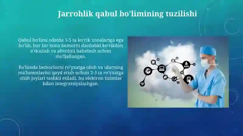 Xirurgiya qabul bulimi tuzilmasi 3