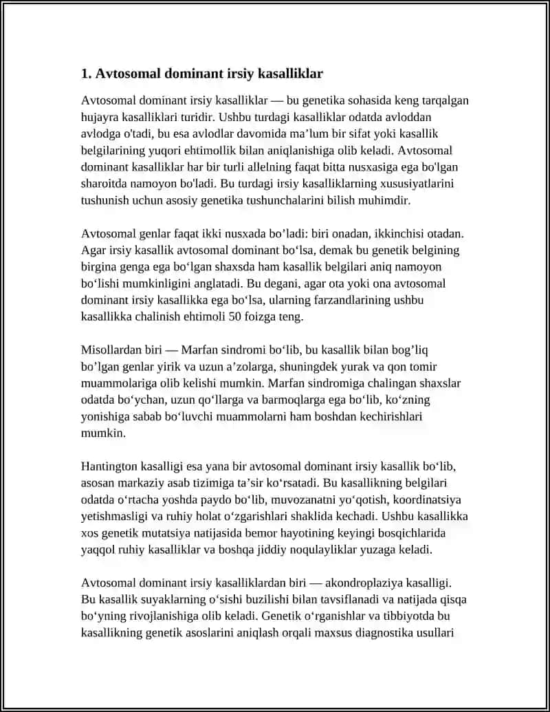 GEN KASALLIKLARI 3
