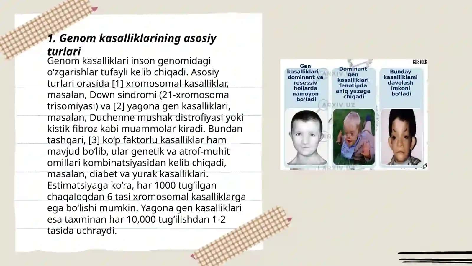 Genom kasalliklari 3