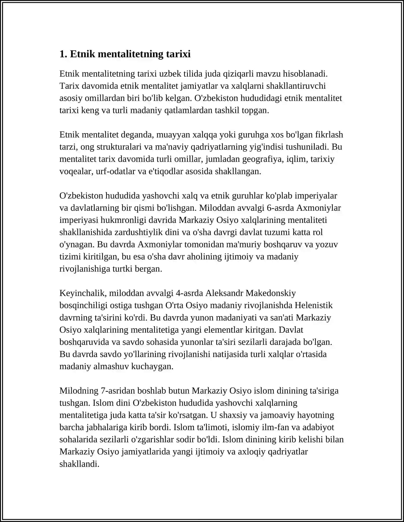 ETNIK MINTALITET 3