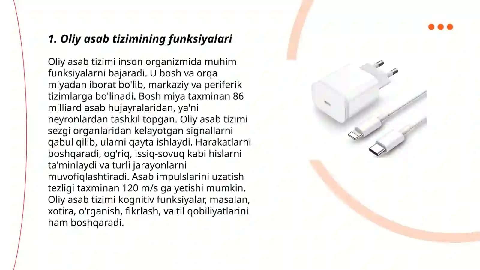 Nerv tizimi oliy boʻlimlarining vazifalari 3