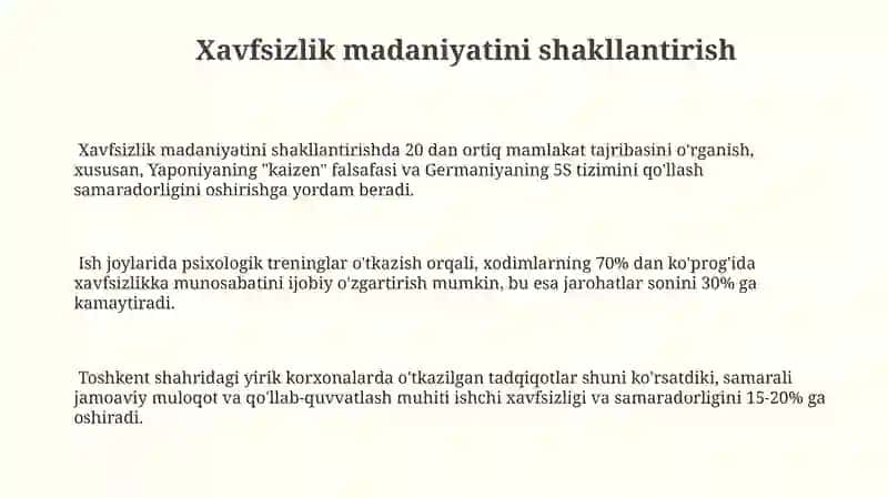 Xavfsizlik madaniyatini shakllantirish 3
