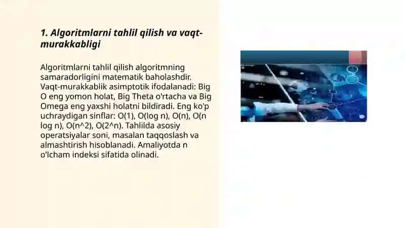 Algoritmlarni tahlil qilish va vaqt-murakkabligi 3