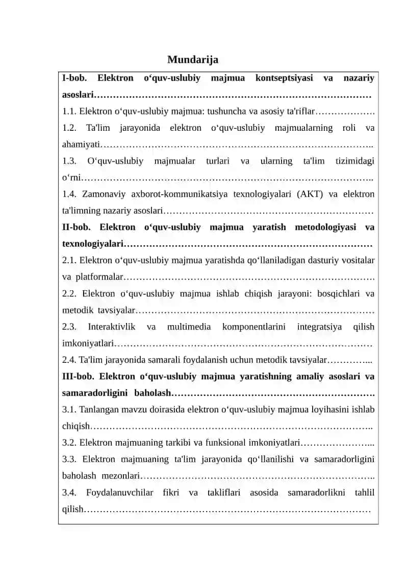 8-sinf Informatika va axborot texnologiyalari fanidan elektron o‘quv-uslubiy majmua yaratish metodikasi 3