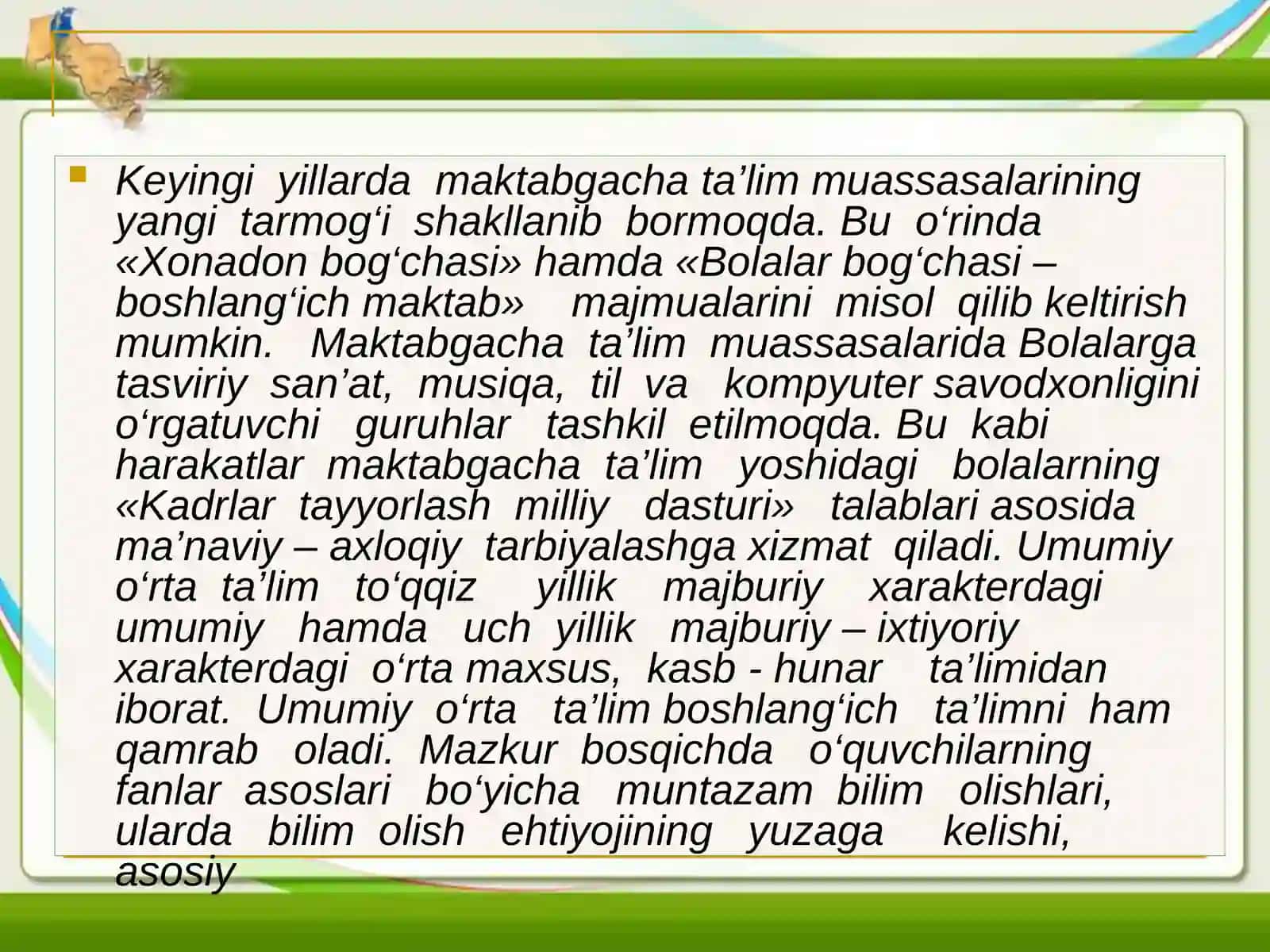 O'zbekiston Respublikasi ta’lim tizimi muassasalari menejmenti 3