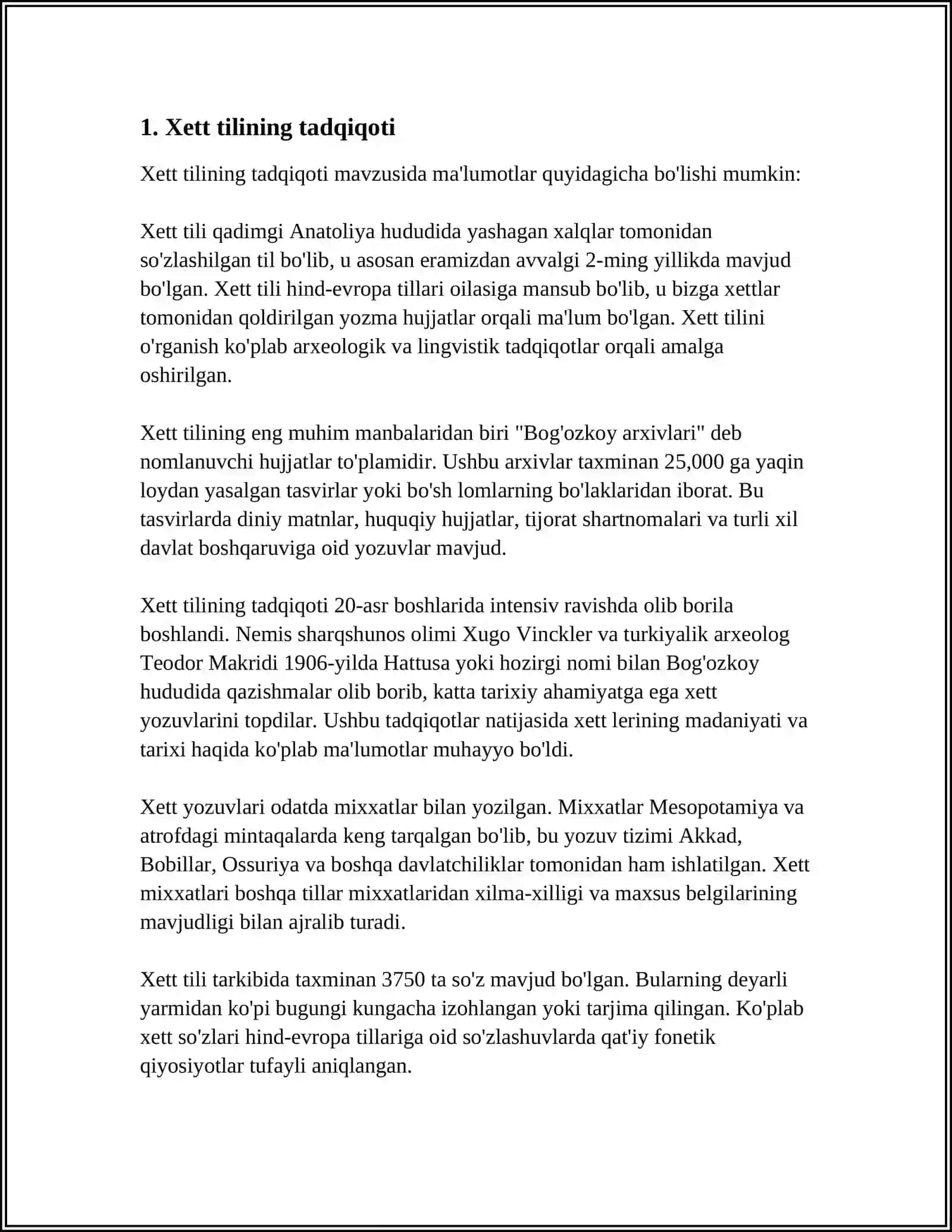 XETT PODSHOLIGI 3