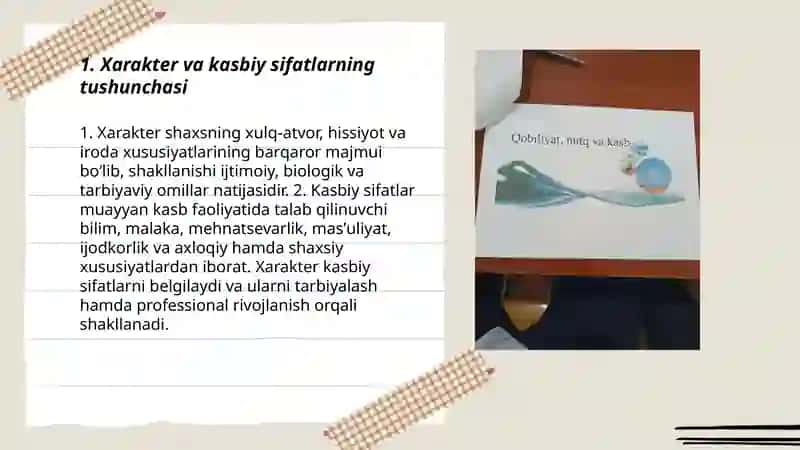 Xarakter va kasbiy sifatlar 3