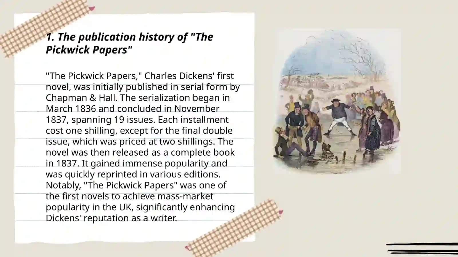 "The Pickwick Papers" by Charles Dickens 3