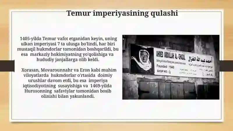 Amir Temur hayoti va davlat boshqaruvi 3