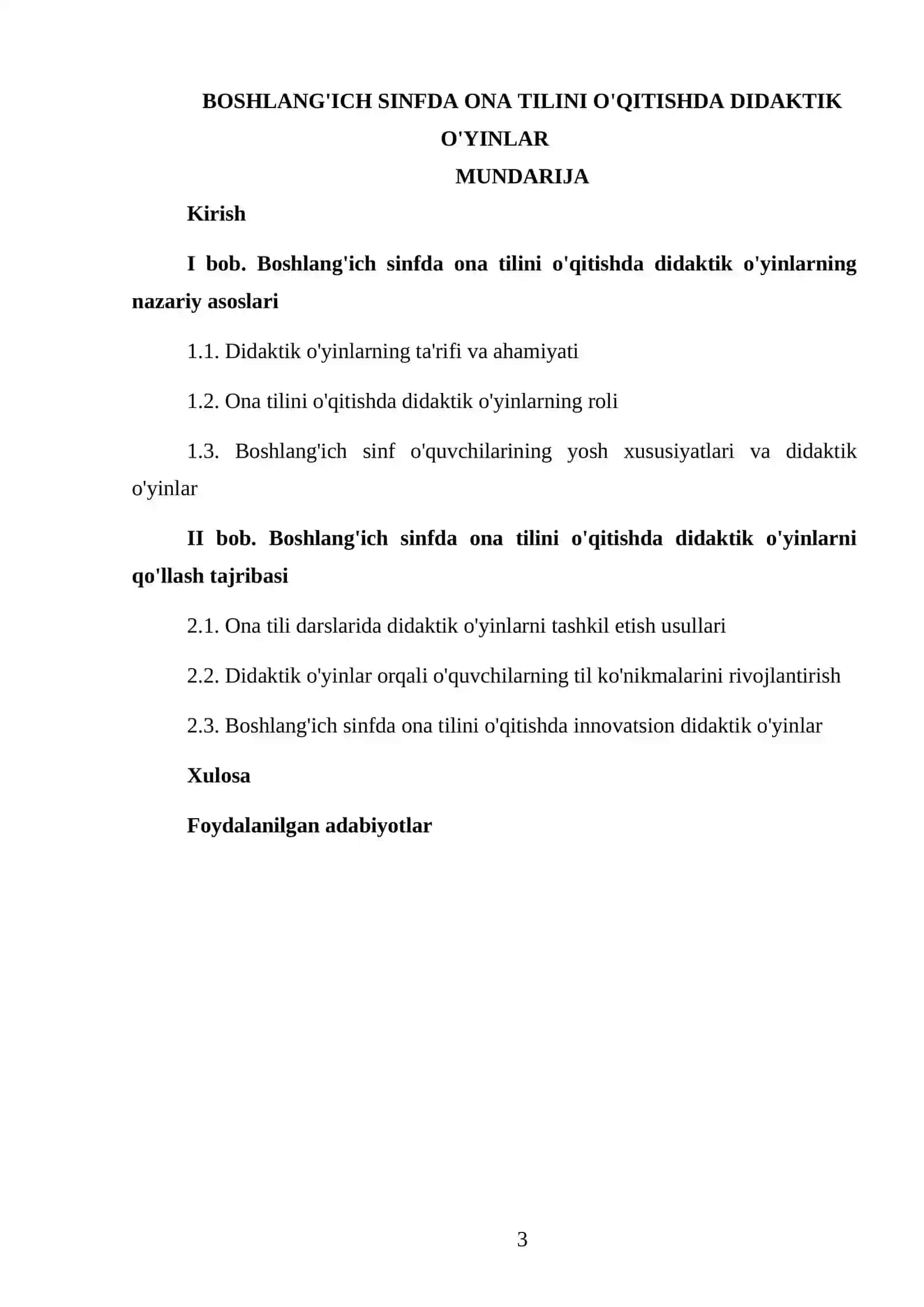 BOLALAR ADABIYOTI KURS ISHI 3