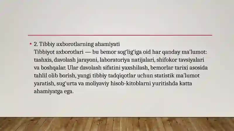 Tibbiyot Axborotlarini Arxivlash Usullari 3