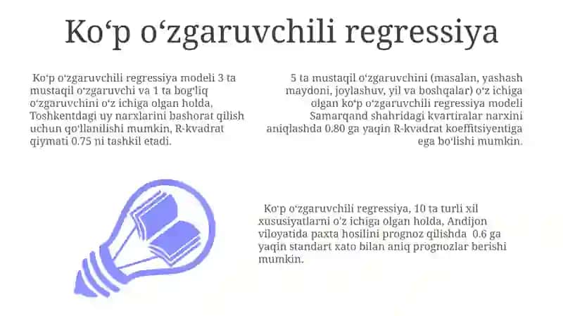 Regressiya Tenglamalari 3
