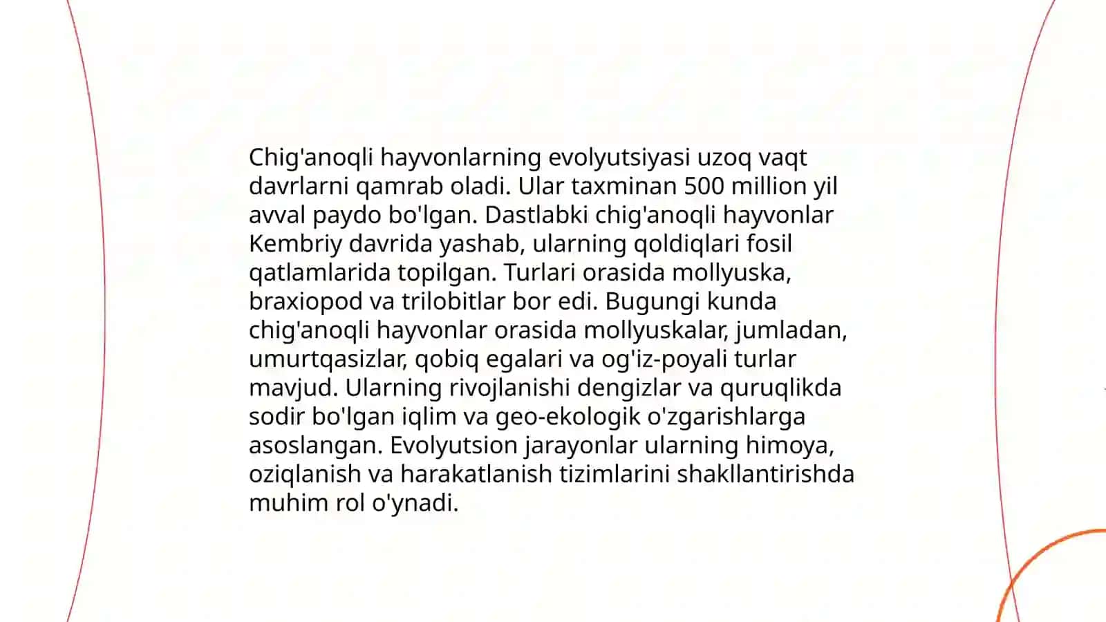 Chig'anoqlilar kenja sinfi 3